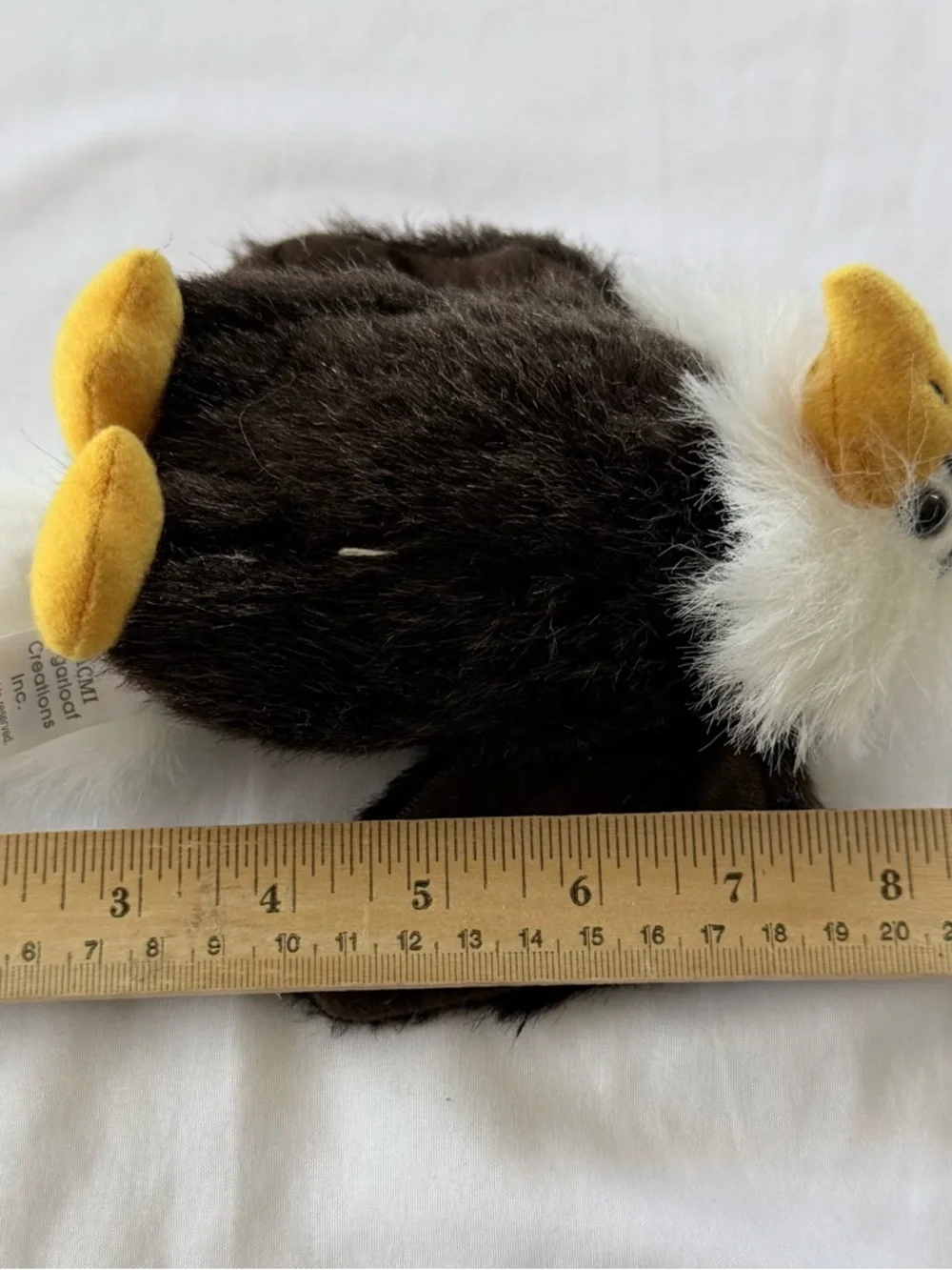 Sugar Loaf American Bald Eagle Stuff Toy Approximately 6” Sitting Down.